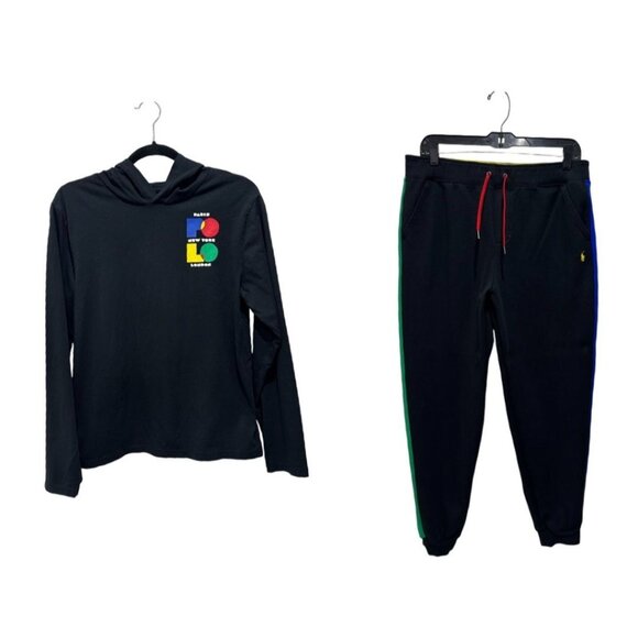 POLO Ralph Lauren Boys Black Tracksuit XL(18-20)